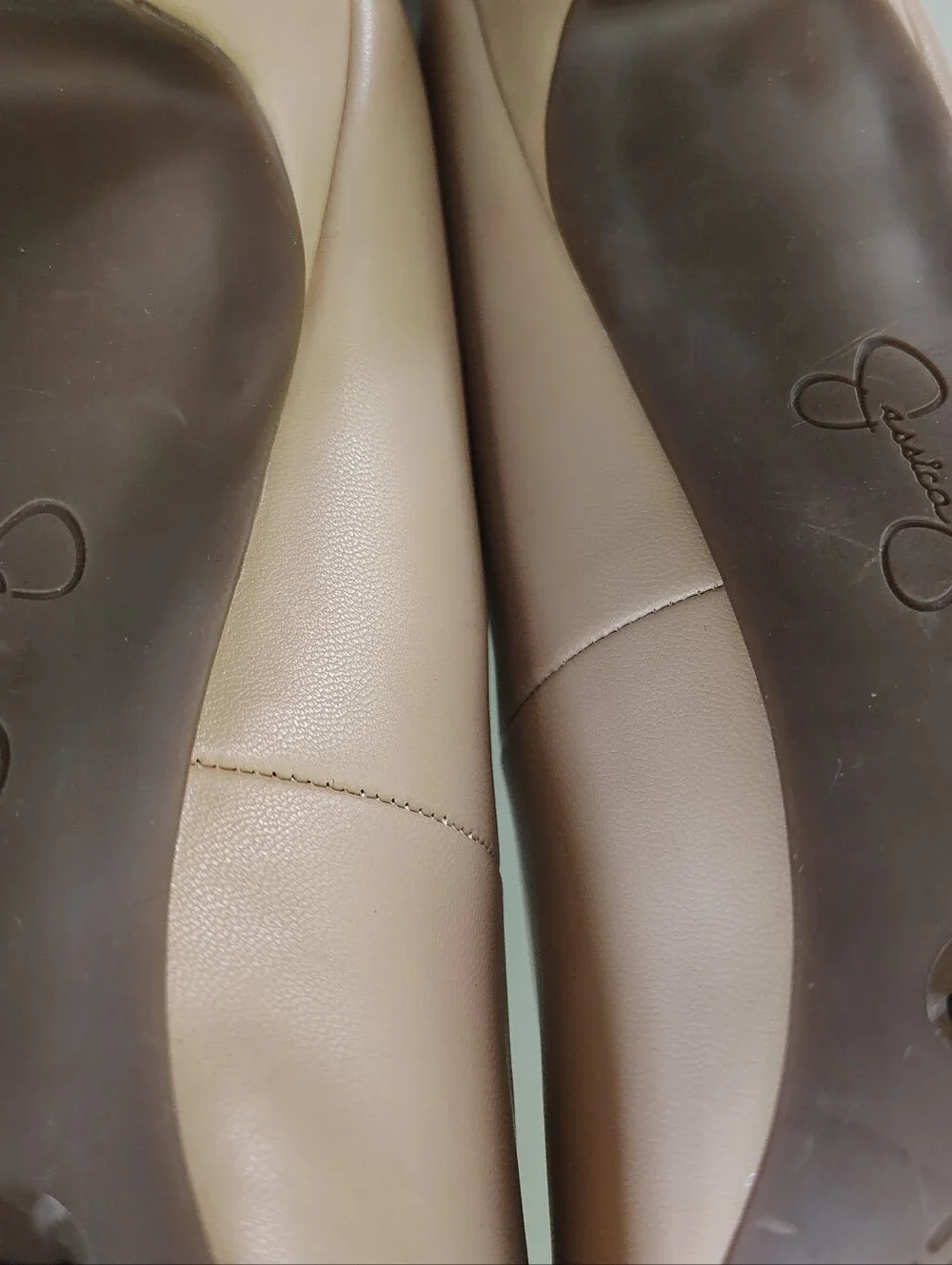 Jessica Simpson Nude Platform Pumps Stiletto High Heels Women's Size 8.5 - Picture 8 of 10